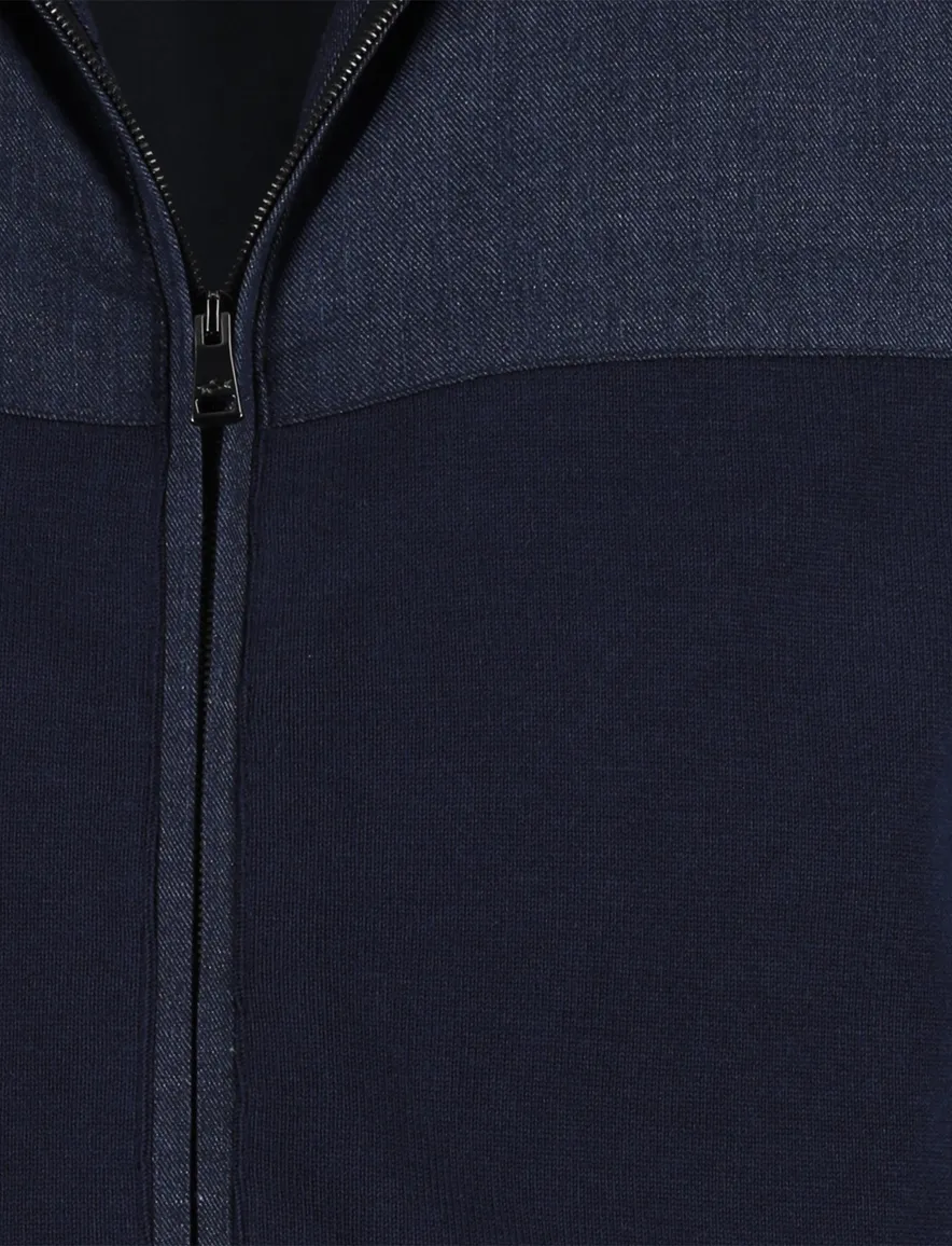 donkerblauw vest Paul & Shark normale fit