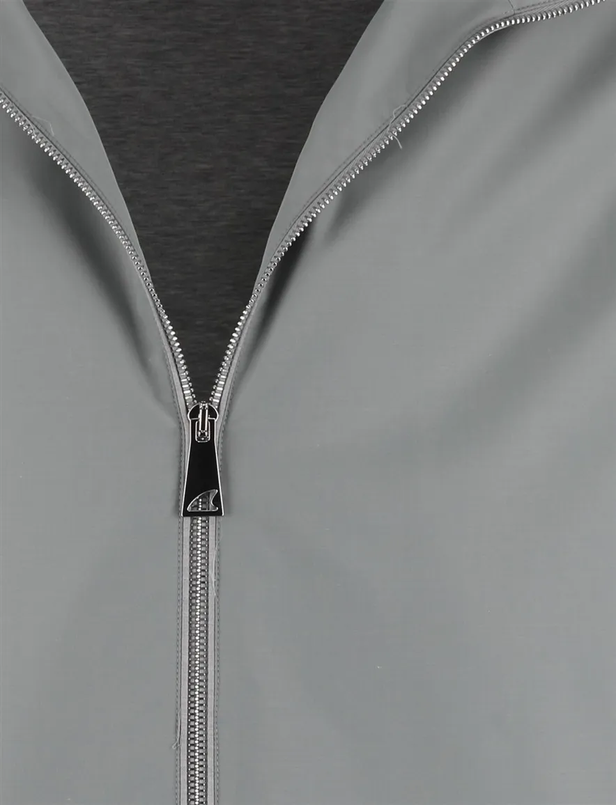 Groen windjack Paul & Shark tussenjas met capuchon