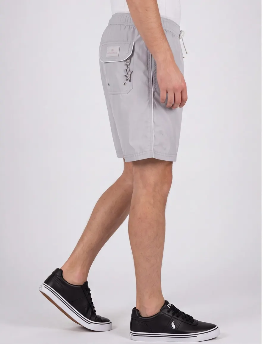 Grijze zwembroek Paul & Shark wijde fit