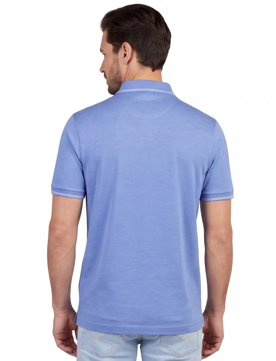 blauwe poloshirt Paul & Shark wijde fit
