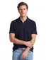 Donkerblauw poloshirt Paul & Shark korte mouw v-hals