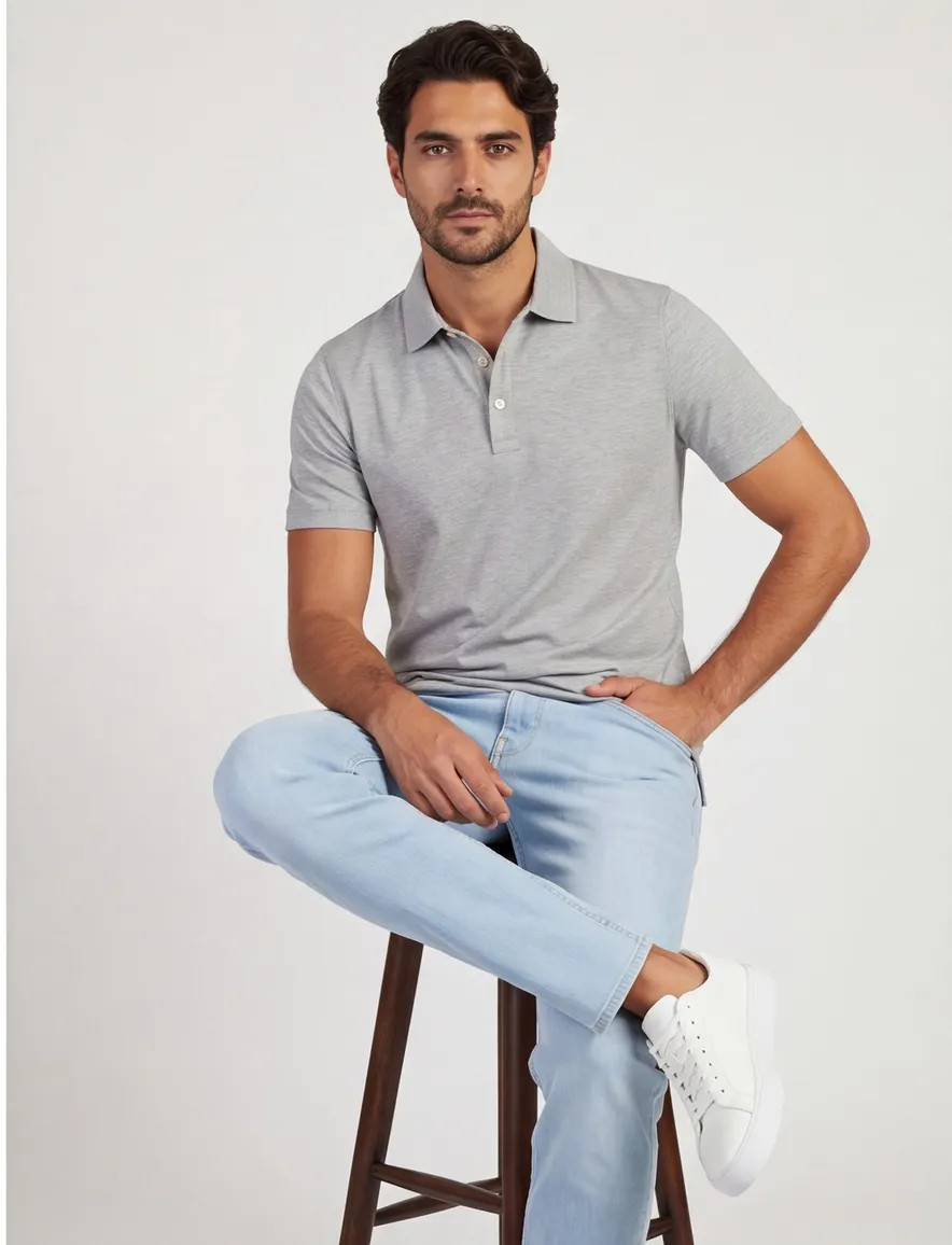 Paul & Shark poloshirt grijs
