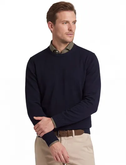 Paul & Shark Donkerblauwe trui Paul & Shark normale fit