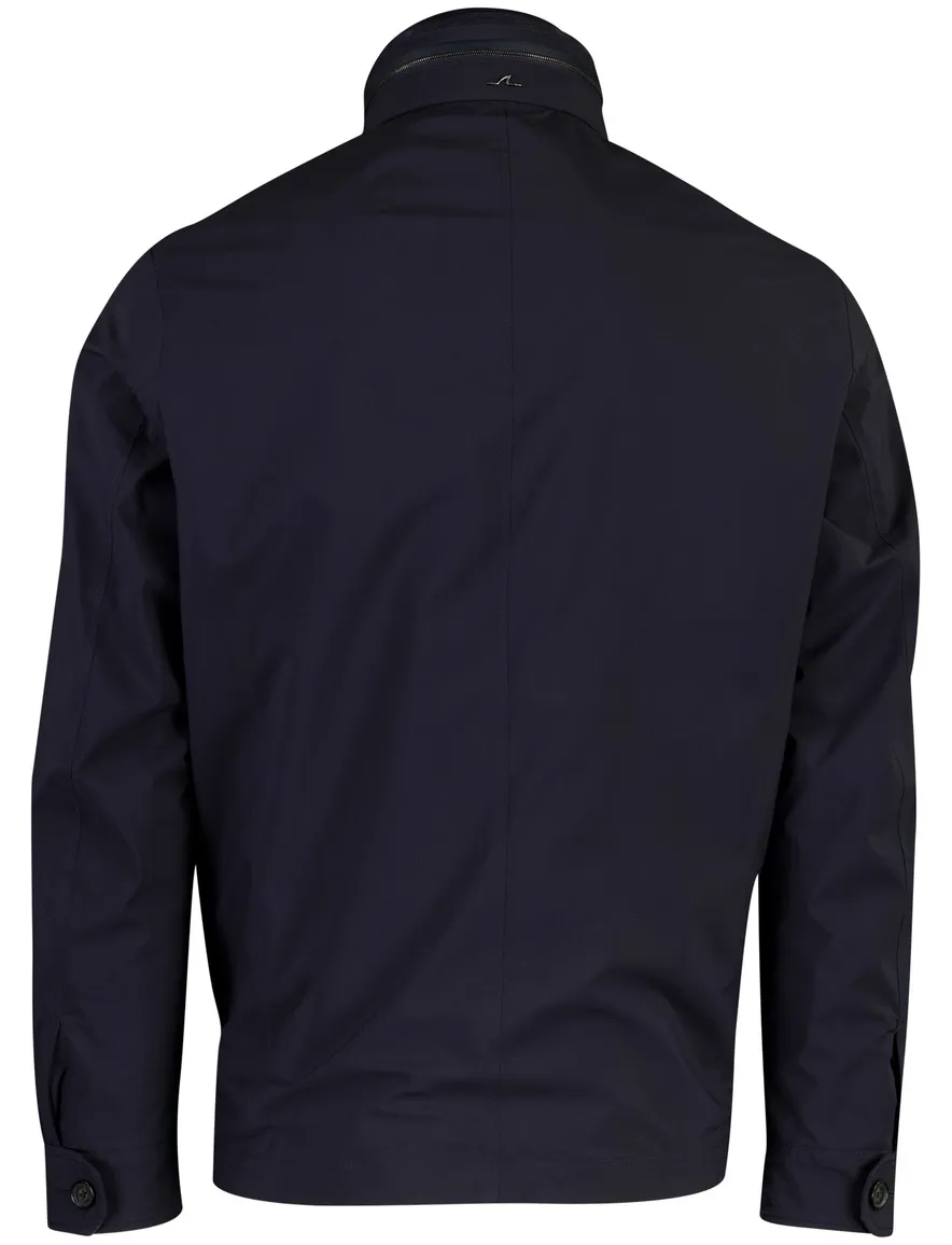 Donkerblauw tussenjas Paul & Shark normale fit afneembare capuchon
