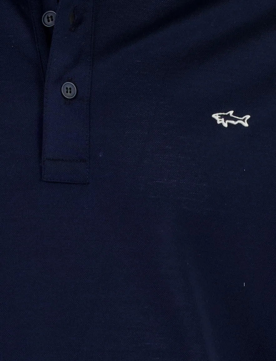 Paul & Shark poloshirt donkerblauw normale fit
