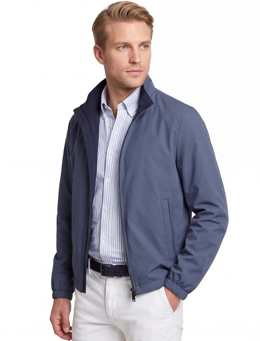 Paul & Shark reversible jas blauw waterafstotend