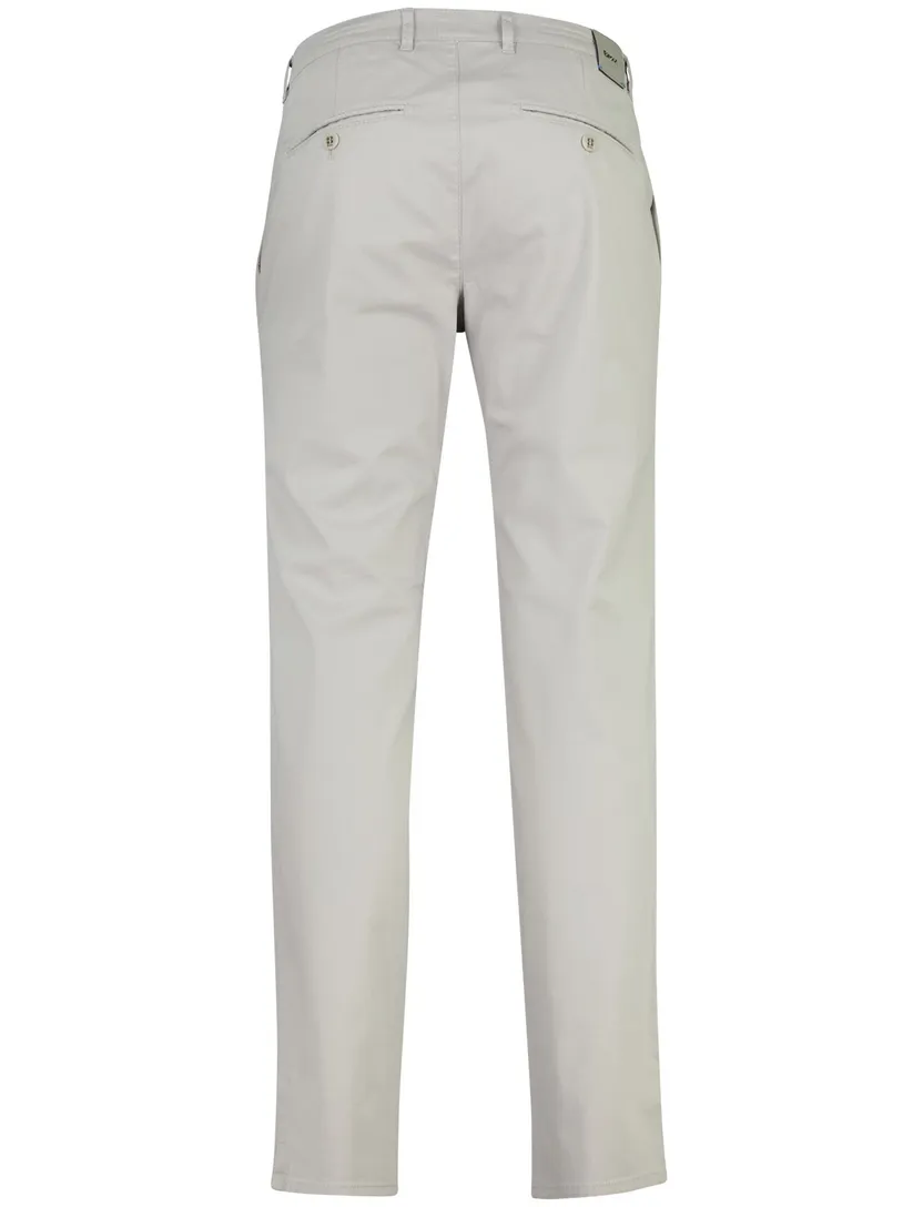 pantalon Brax Fabio grijs flatfront model normale fit
