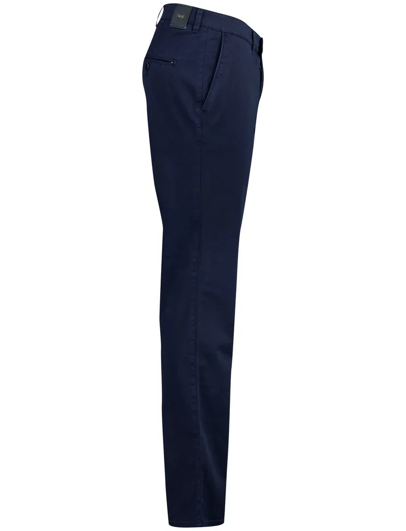 Pantalon flatfront model Brax Fabio donkerblauw