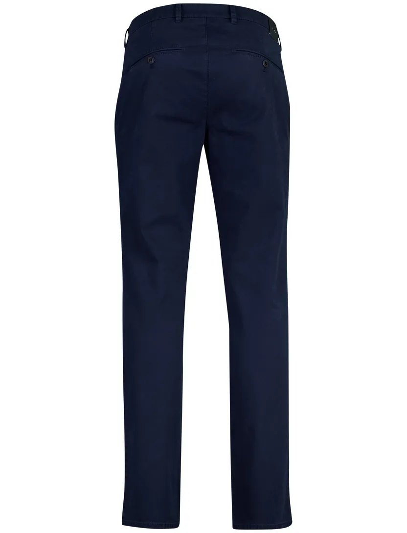 Pantalon flatfront model Brax Fabio donkerblauw