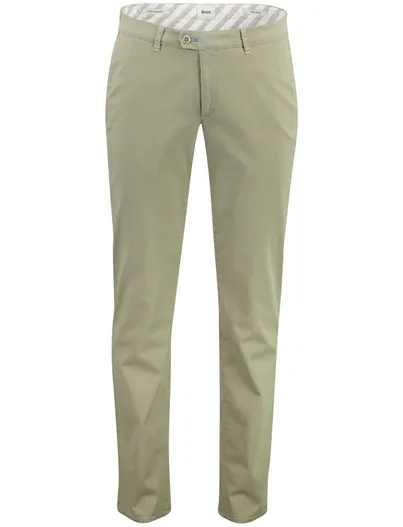 Brax Groene pantalon Brax Fabio wijde fit