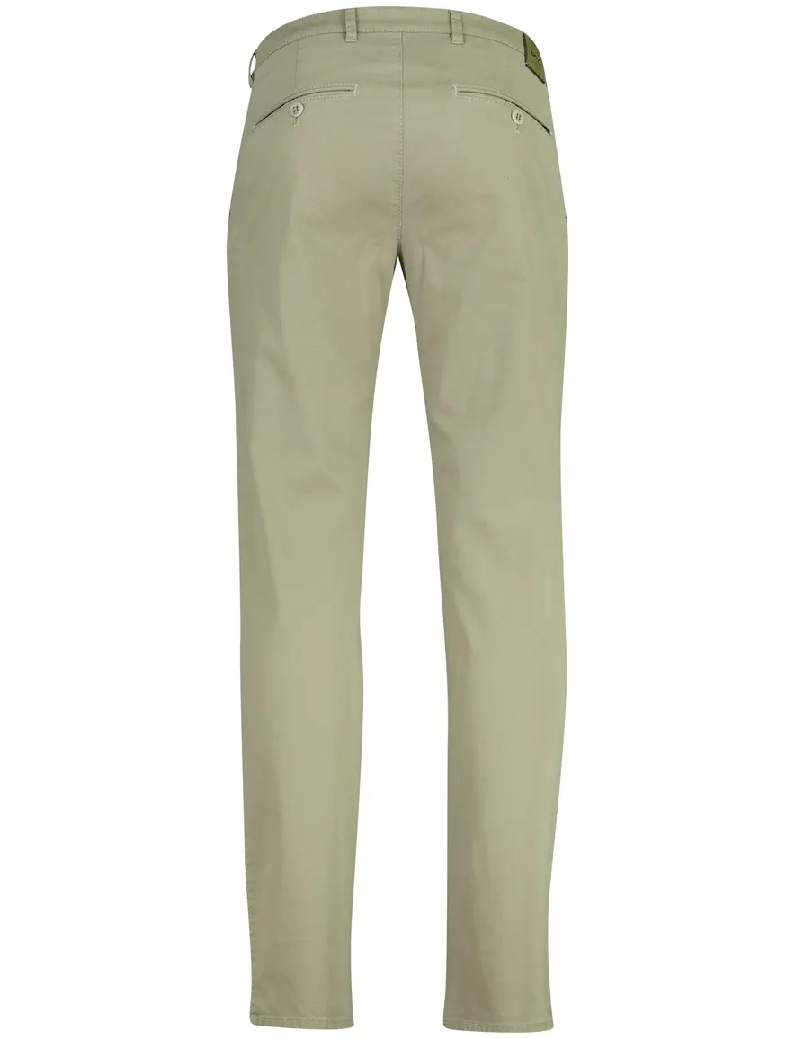 Groene pantalon Brax Fabio wijde fit