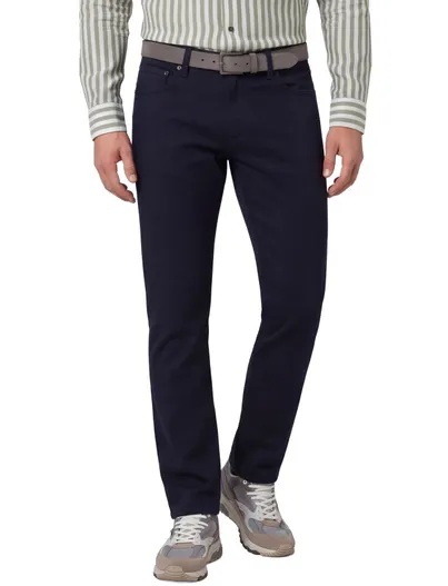 Brax donkerblauwe pantalon Brax Chuck slim fit