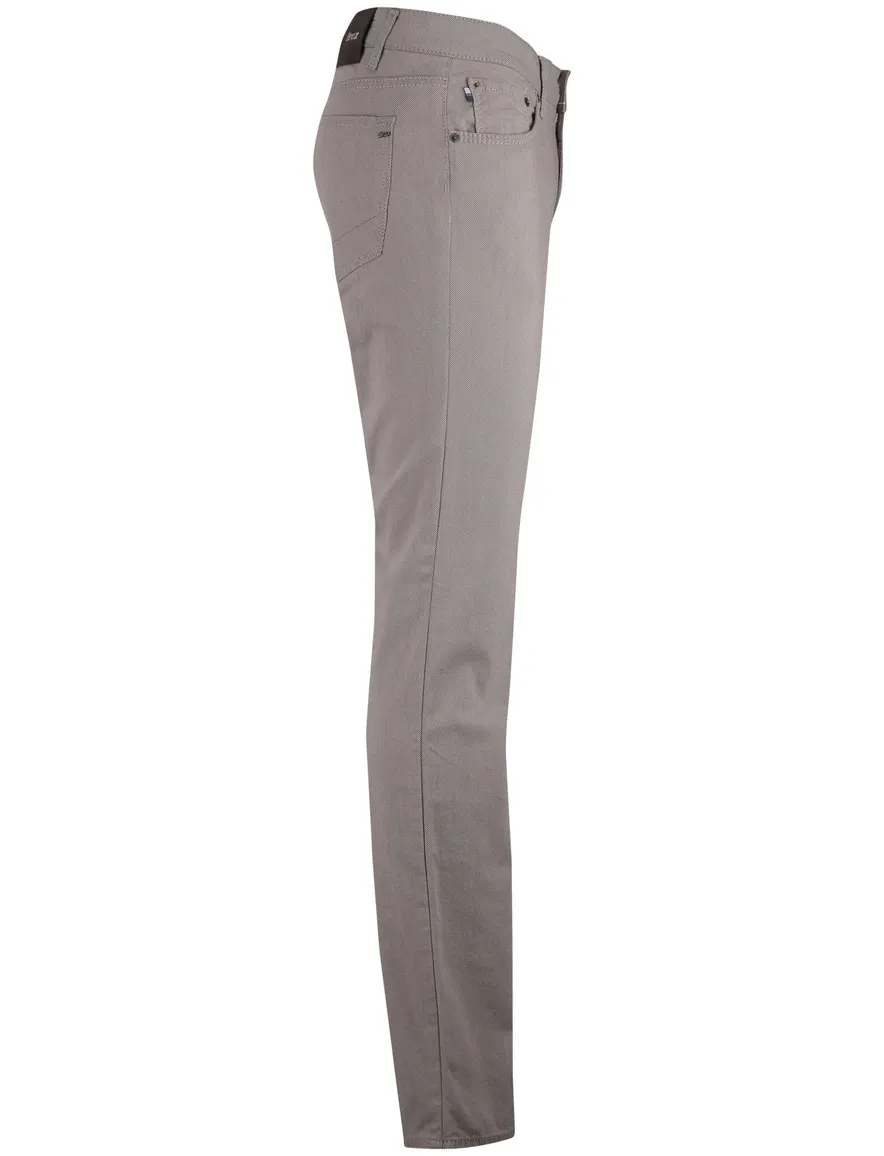 Beige Brax Chuck pantalon slim fit 5-pocket