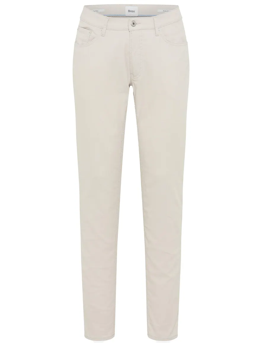 Brax pantalon 5-pocket creme katoen normale fit