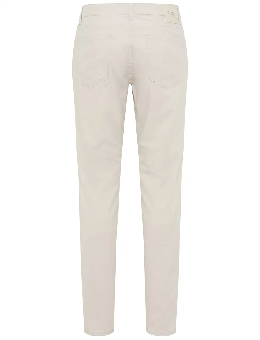 Brax pantalon 5-pocket creme katoen normale fit