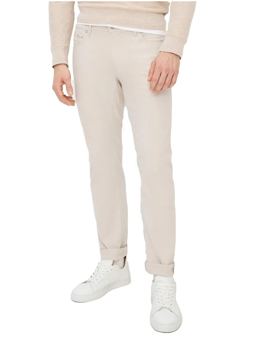 Brax pantalon 5-pocket creme katoen normale fit