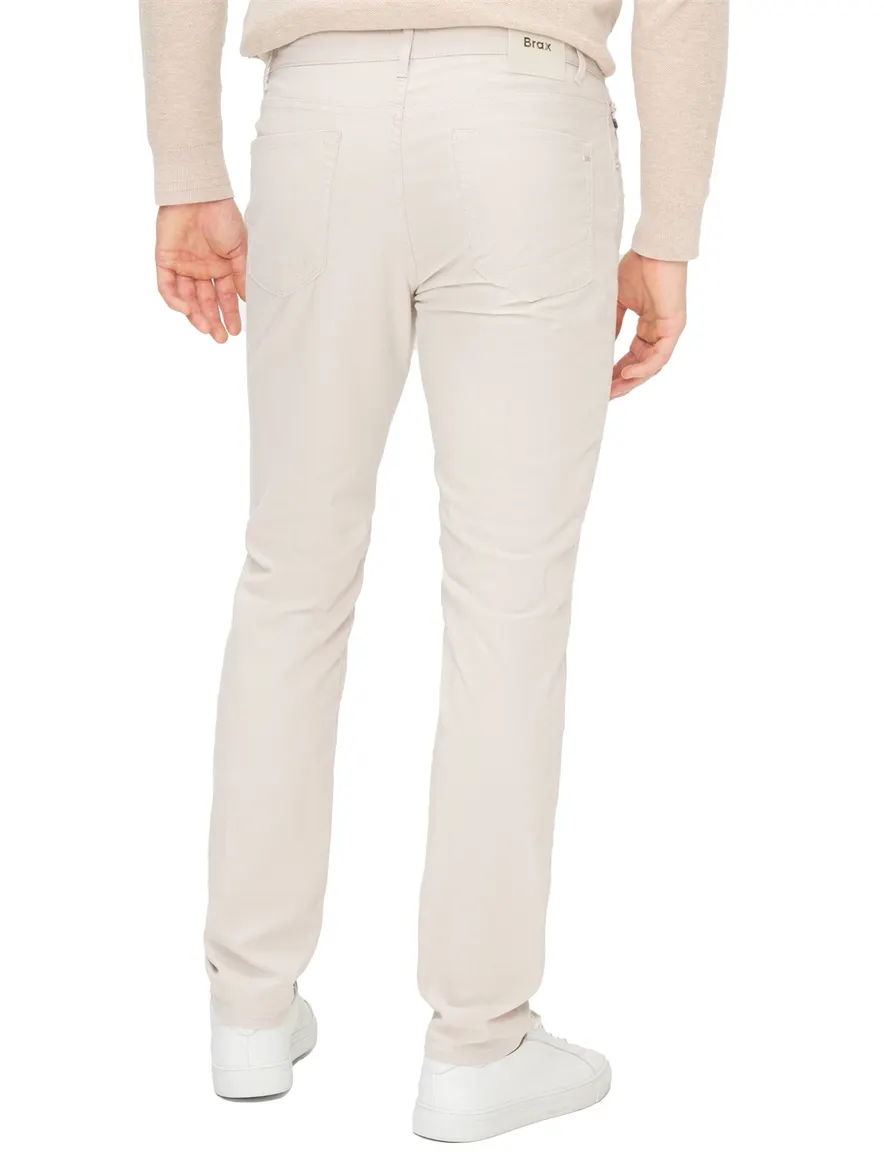 Brax pantalon 5-pocket creme katoen normale fit
