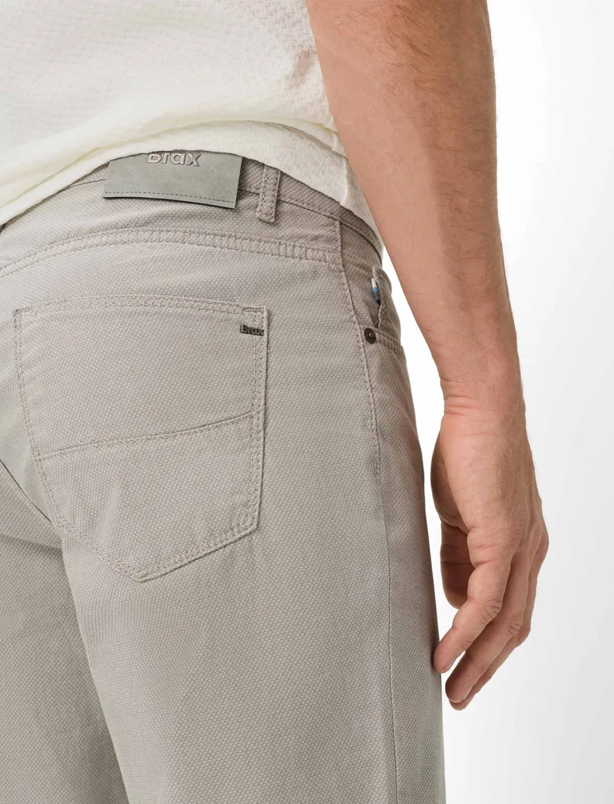 Brax pantalon normale fit beige effen