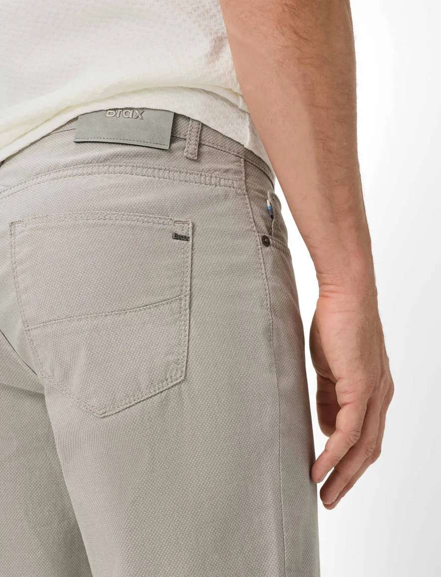 Brax pantalon normale fit beige effen