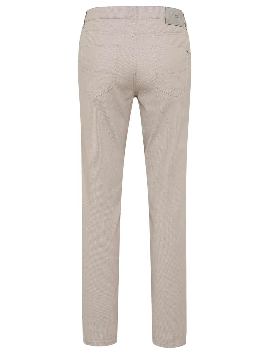 Brax pantalon normale fit beige effen