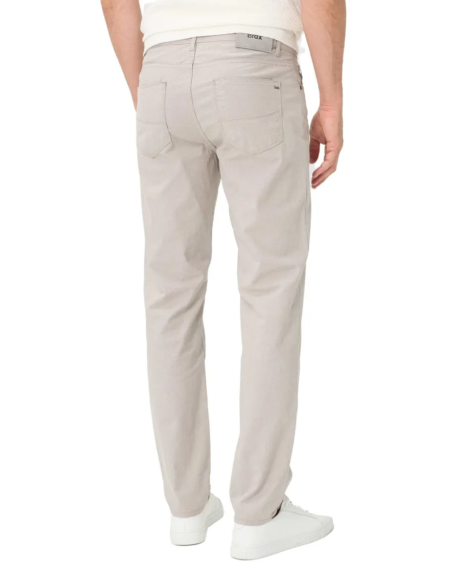 Brax pantalon normale fit beige effen