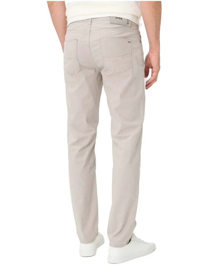 Brax pantalon normale fit beige effen