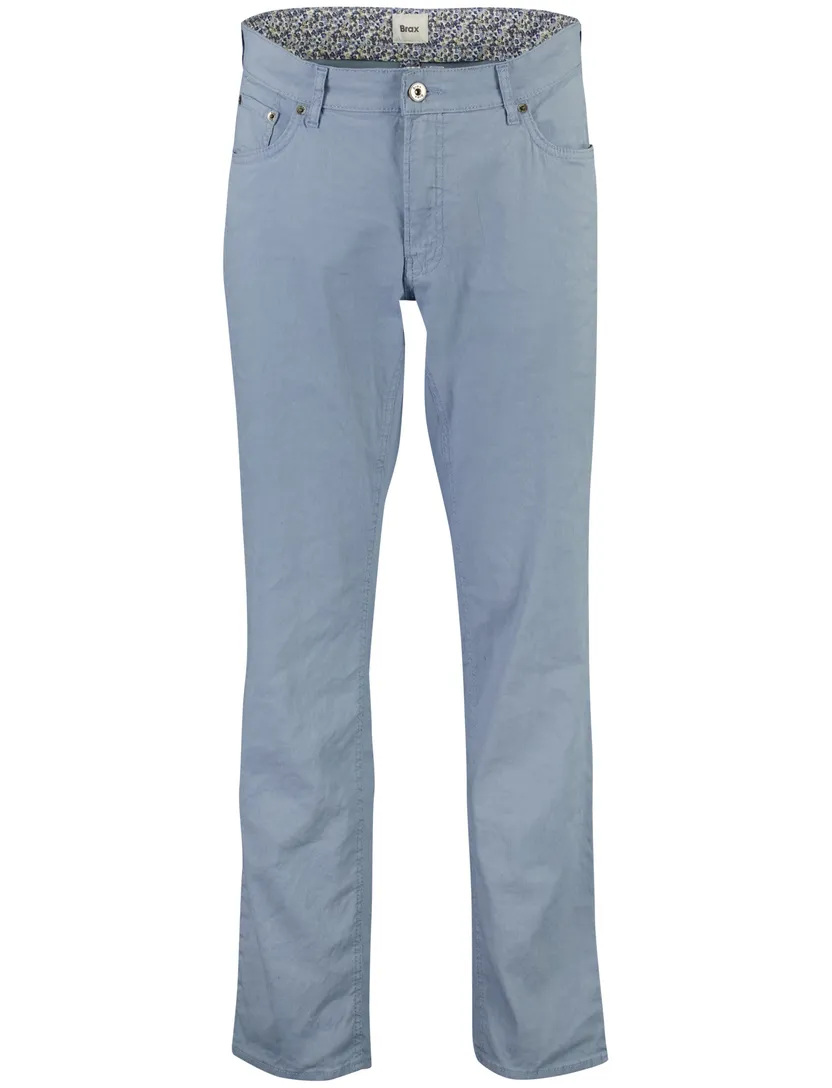 Brax Chuck broek blauw slim fit zomer