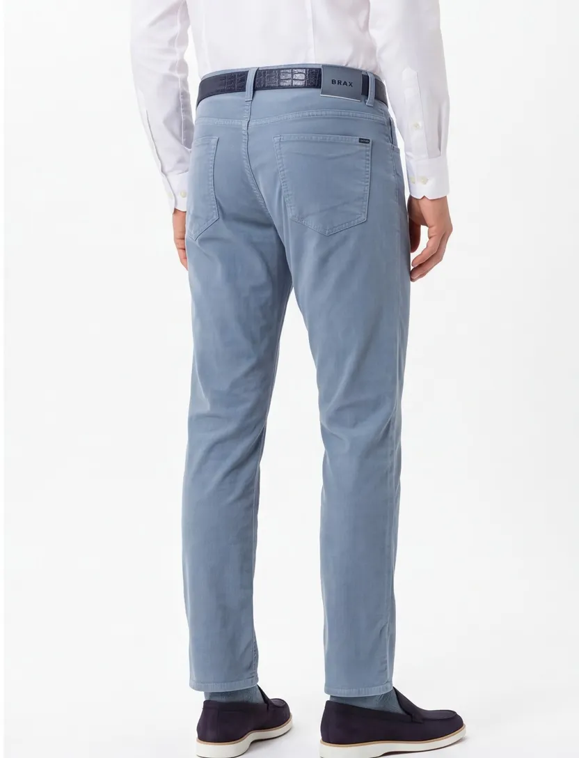 Brax Chuck broek blauw slim fit zomer
