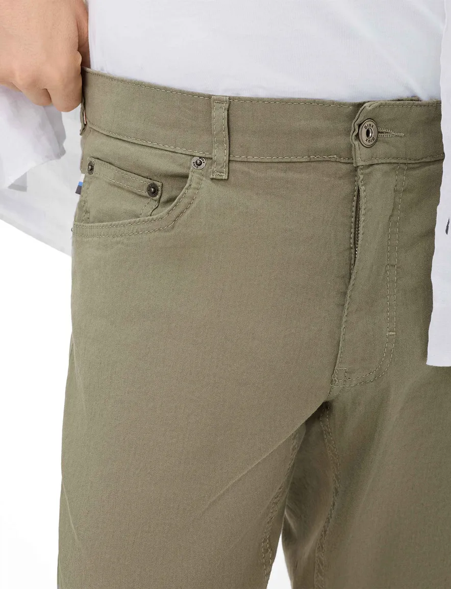Brax broek Cooper groen 5-pocket