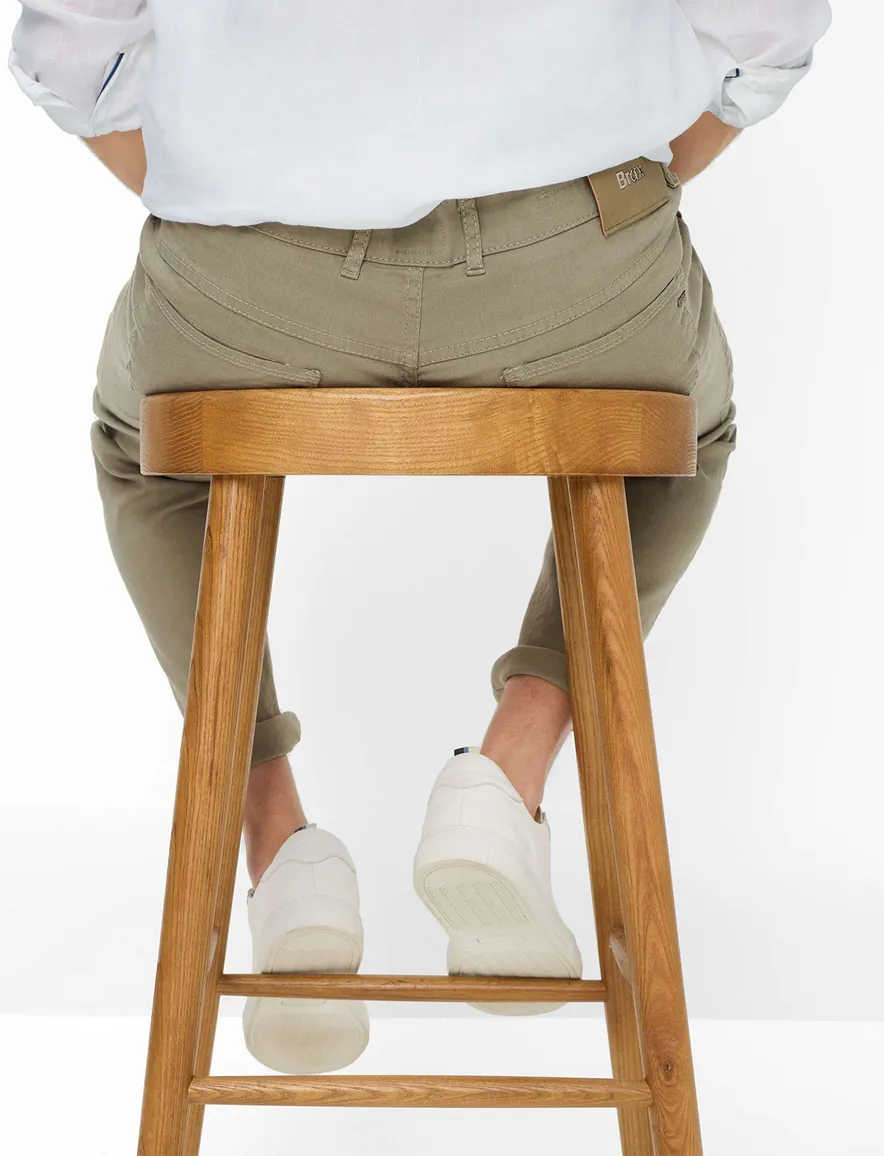 Brax broek Cooper groen 5-pocket