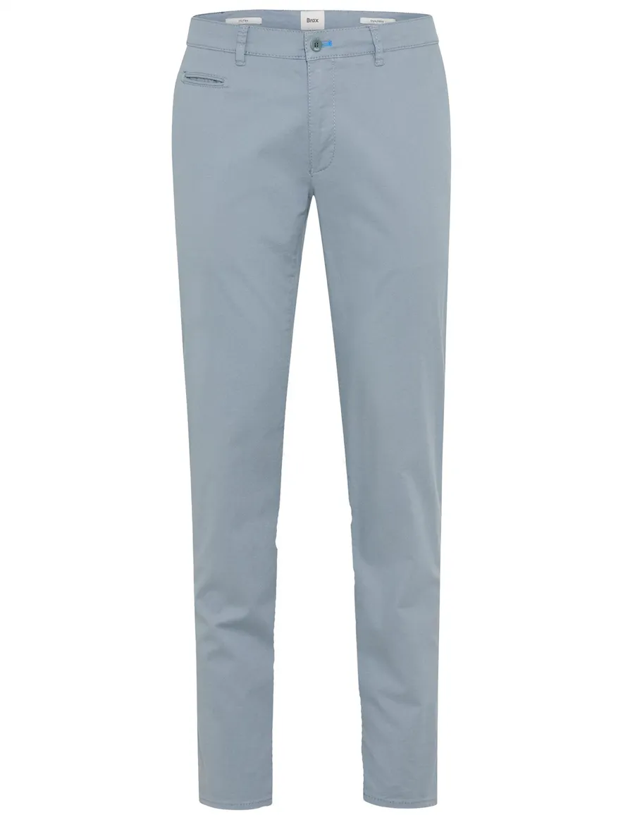 Brax pantalon lichtblauw katoen normale fit