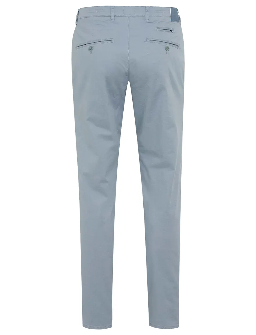 Brax pantalon lichtblauw katoen normale fit