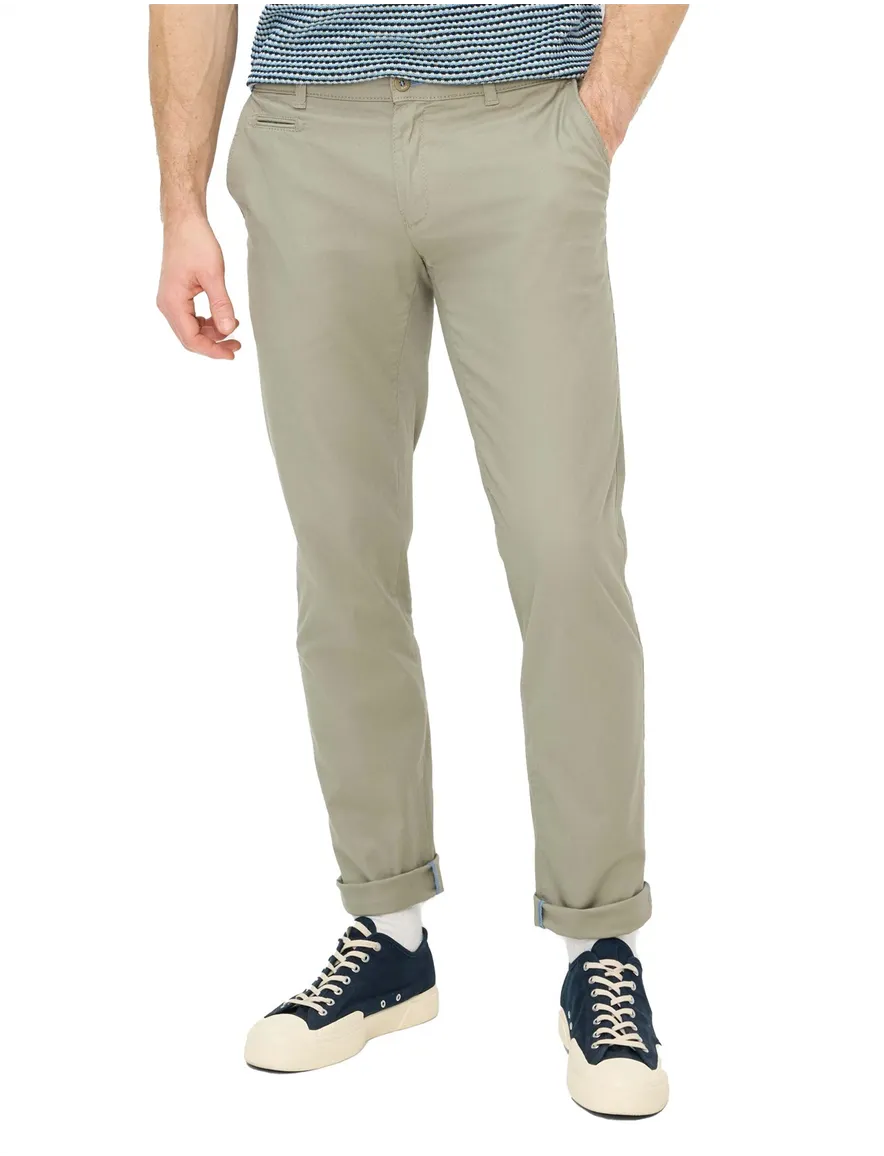 Groene chino Brax Fabio zonder omslag