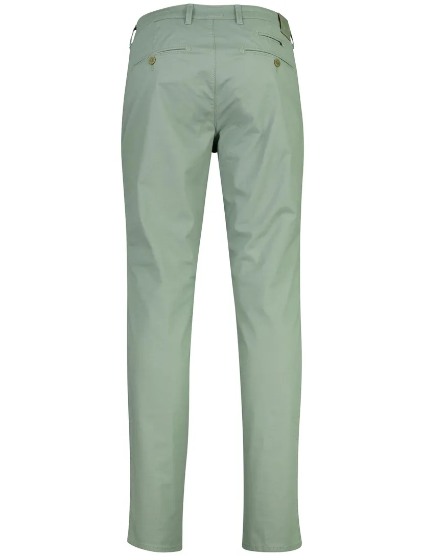 pantalon Brax Fabio groen flatfront normale fit
