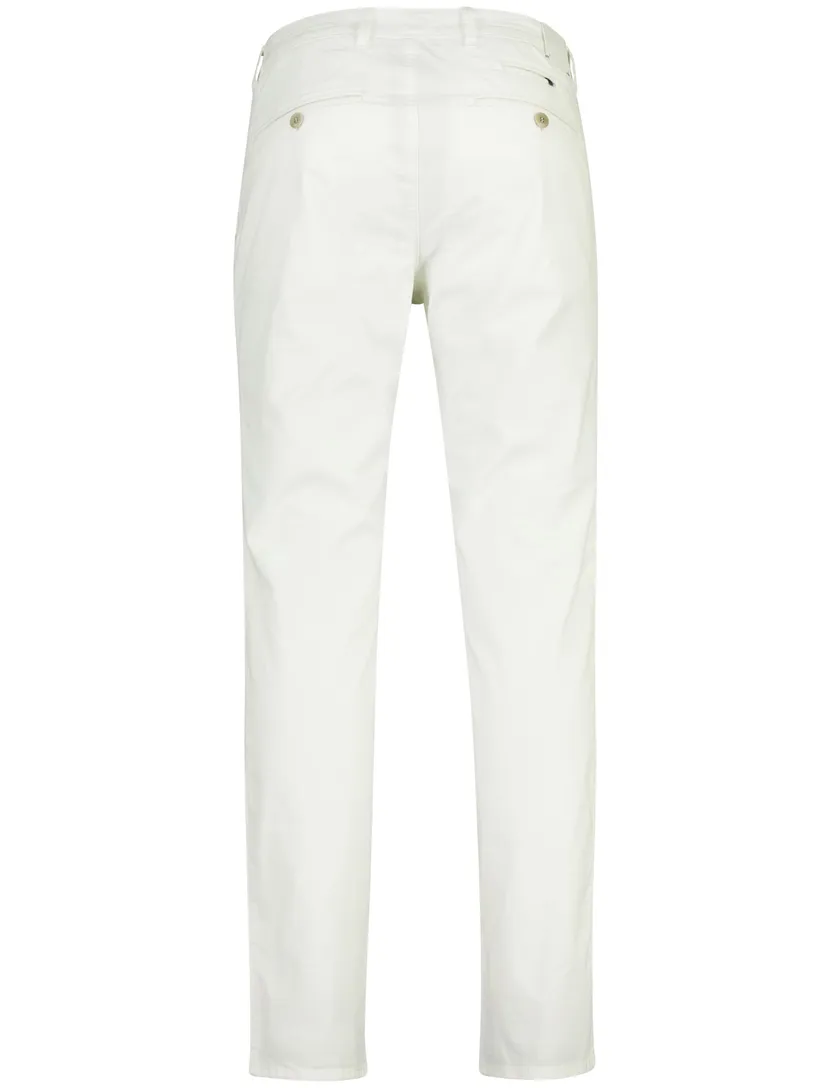 pantalon Brax Fabio wit flatfront model normale fit