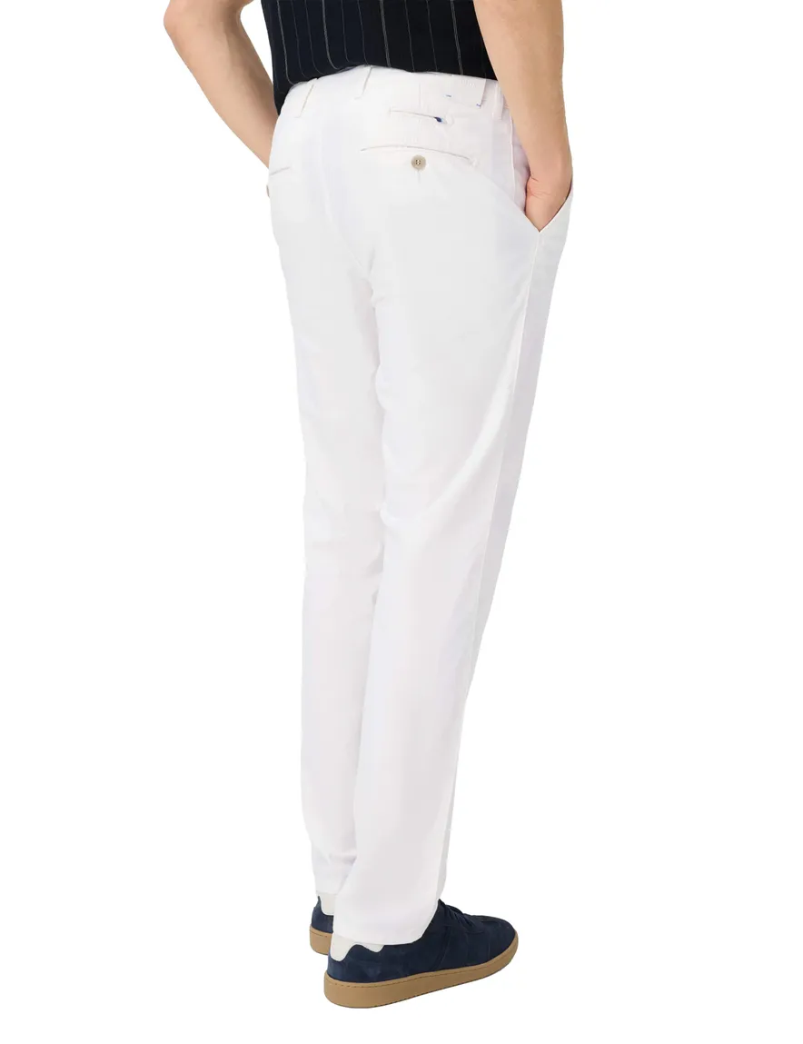 witte pantalon Brax Fabio normale fit