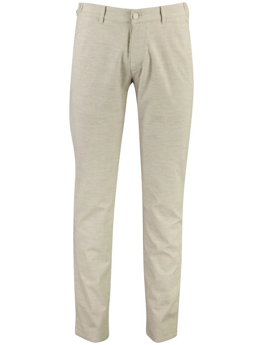North84 chino beige gemeleerd