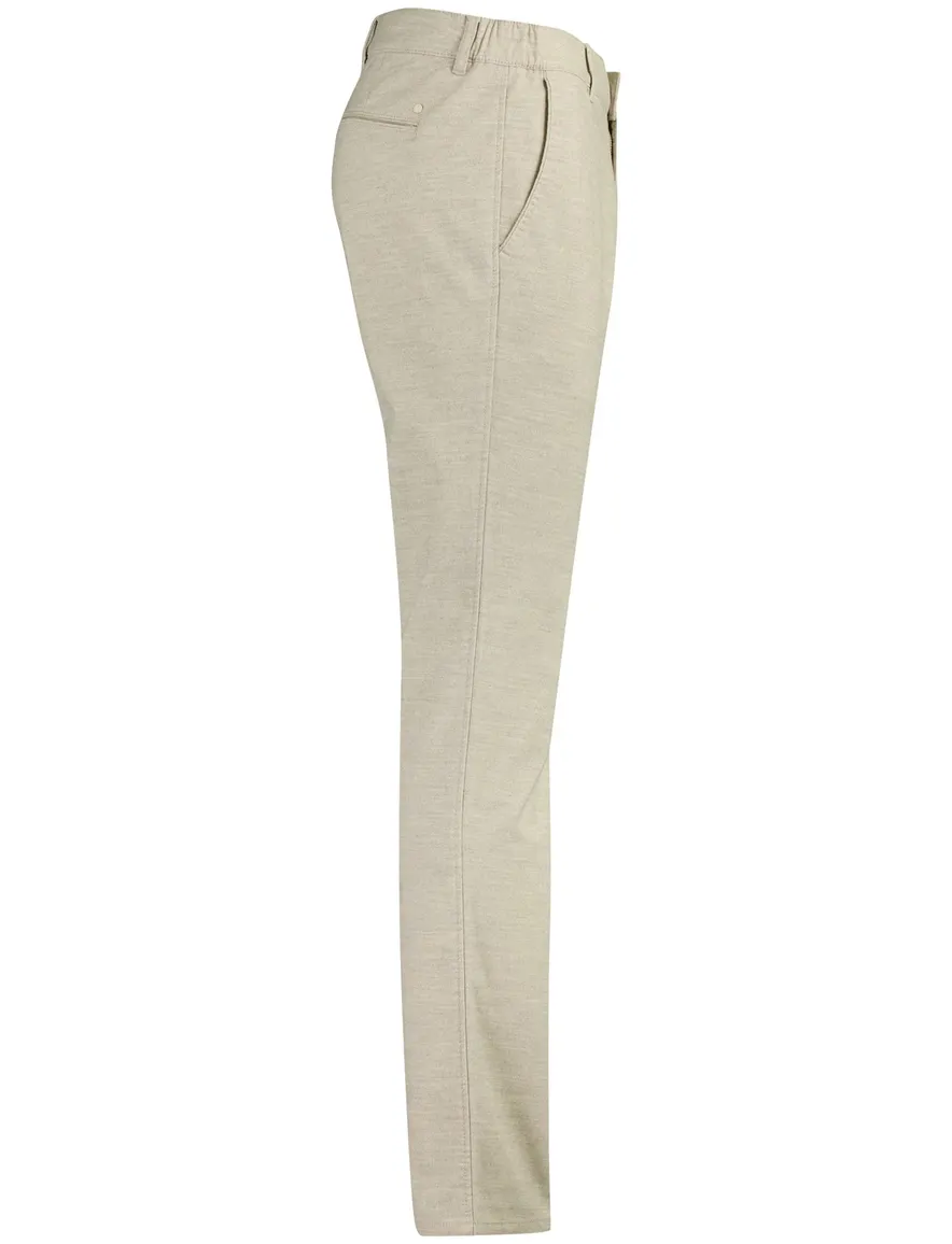 North84 chino beige gemeleerd