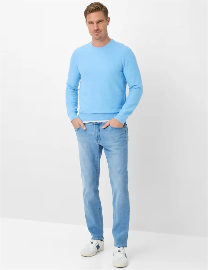 Jeans Brax denim lichtblauw normale fit