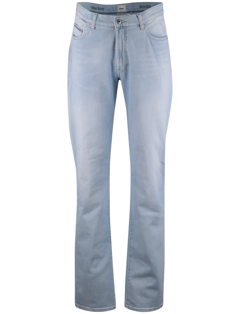 Pantalon 5-pocket model Brax Clint lichtblauw normale fit