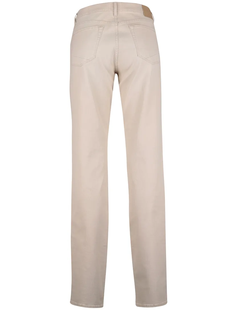 Pantalon 5-pocket model Brax Chuck beige slim fit