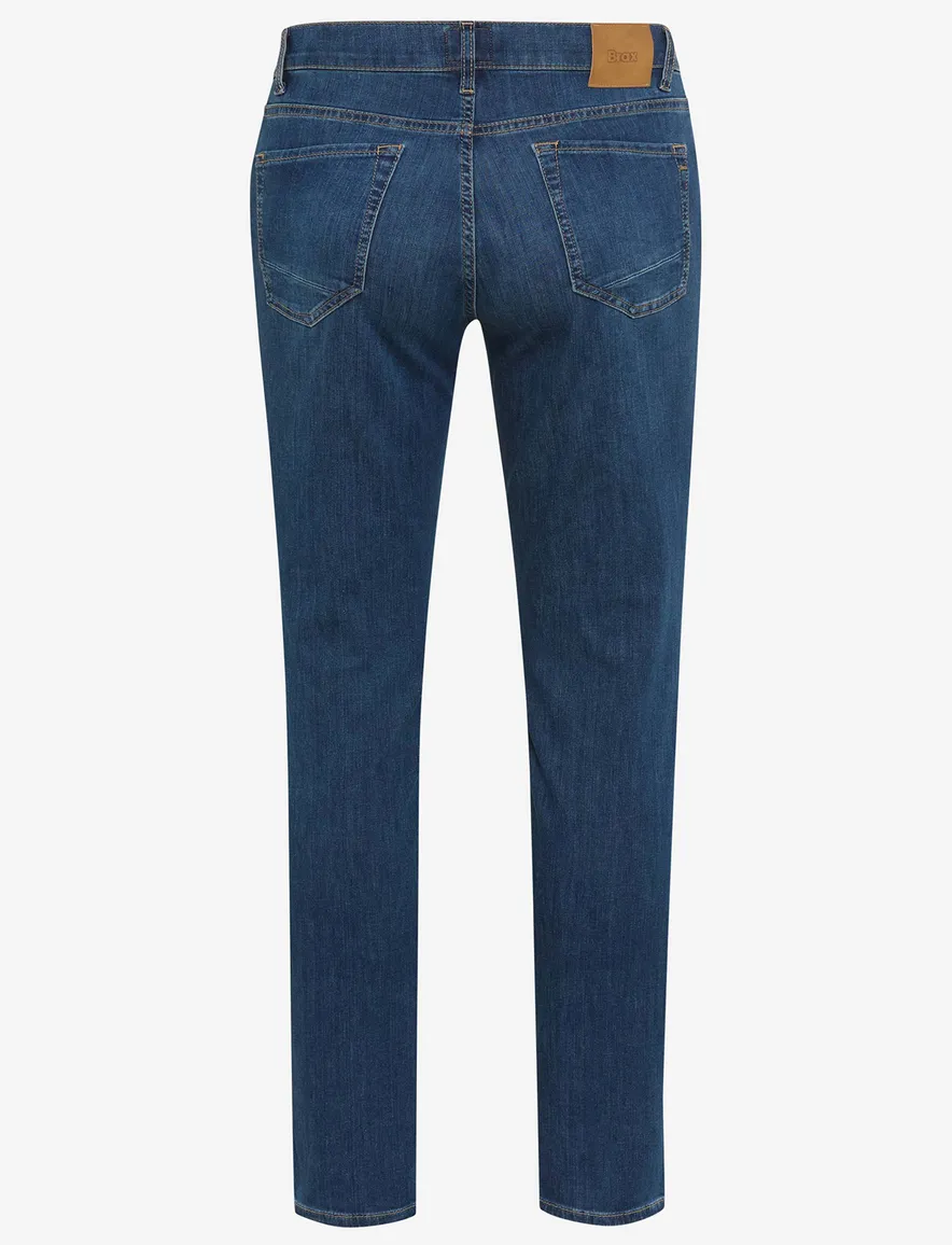 Donkerblauwe jeans Brax Chuck slim fit
