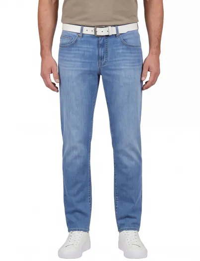 Brax brax jeans blauw denim effen