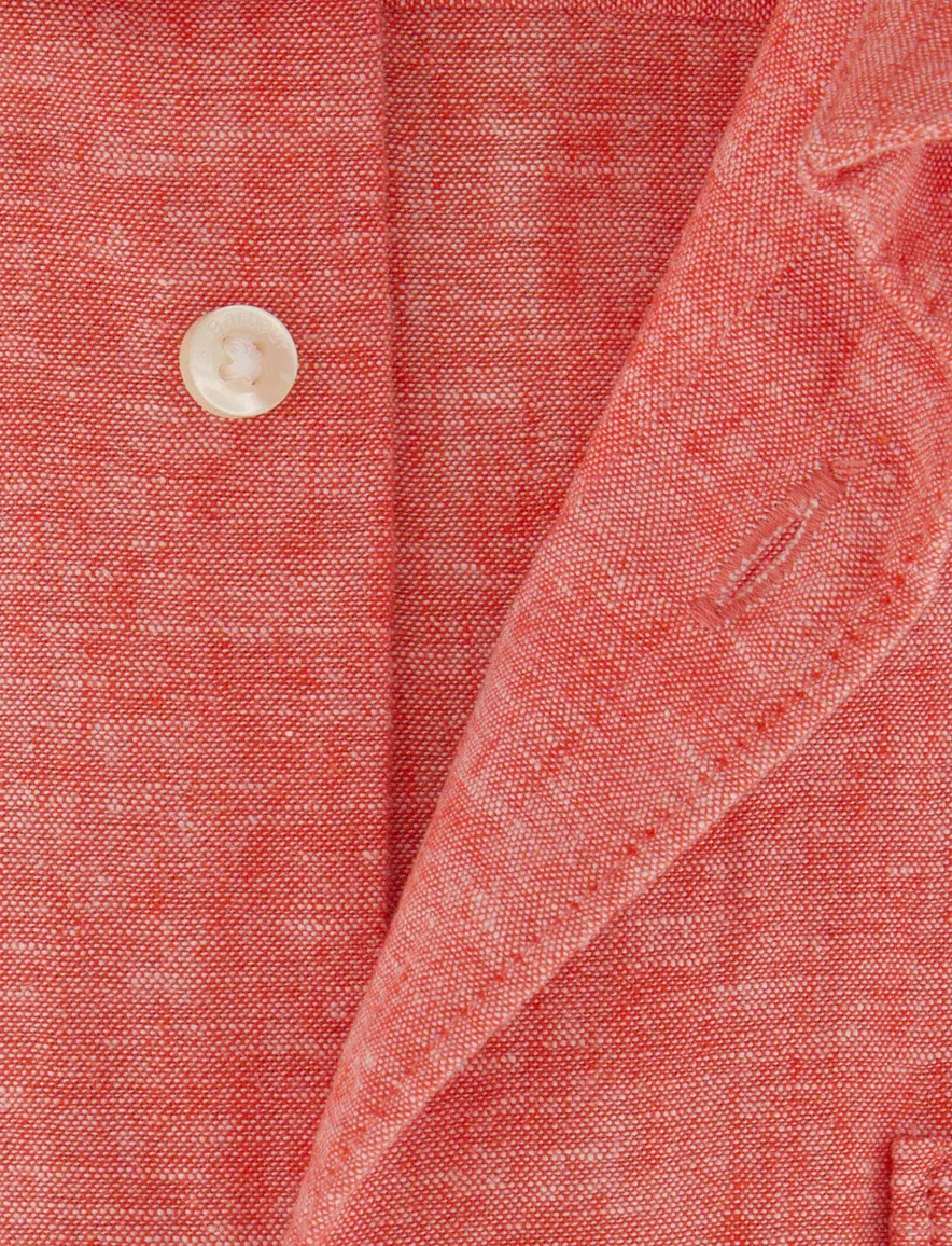 Barbour Regular Fit overhemd rood gemeleerd