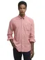 Overhemd Barbour Regular Fit rood gemeleerd lange mouw