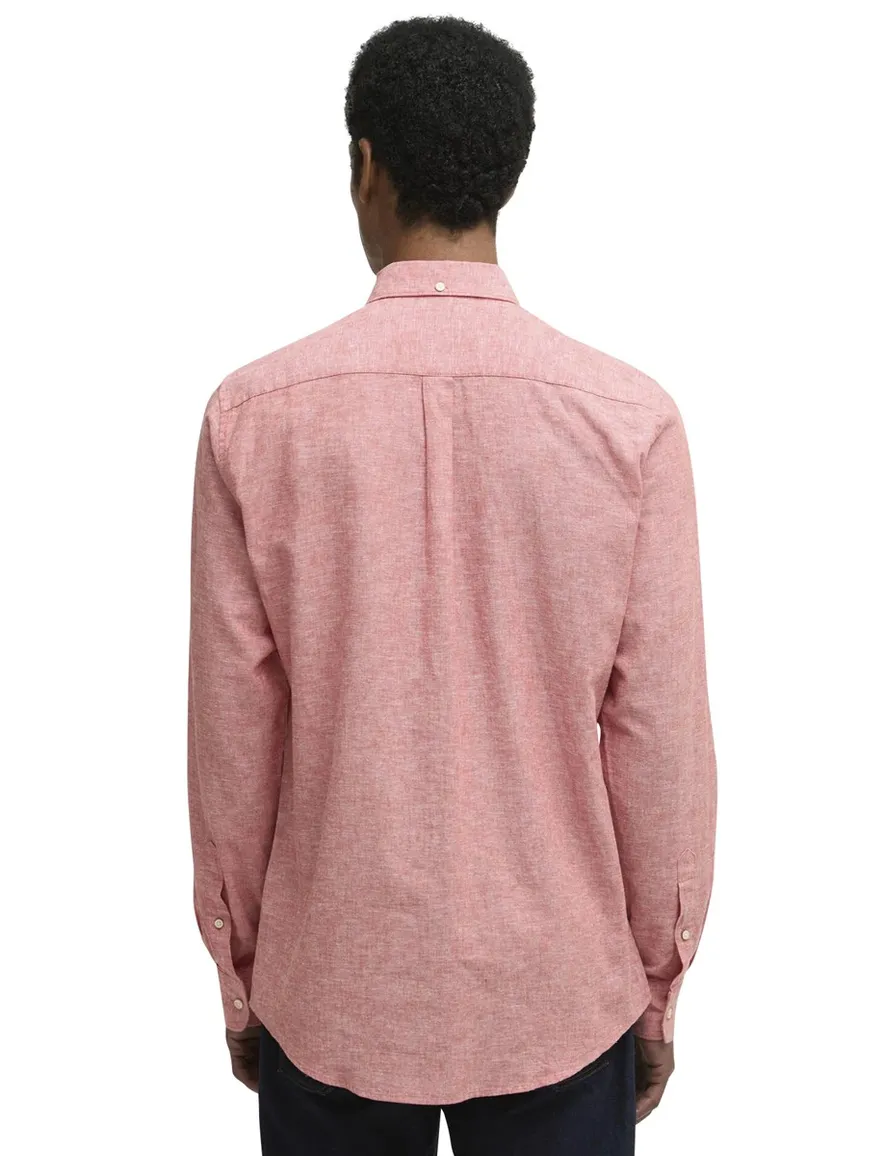 Barbour Regular Fit overhemd rood gemeleerd