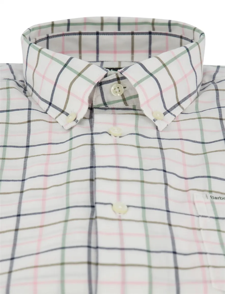 Barbour overhemd Regular Fit beige met borstzak