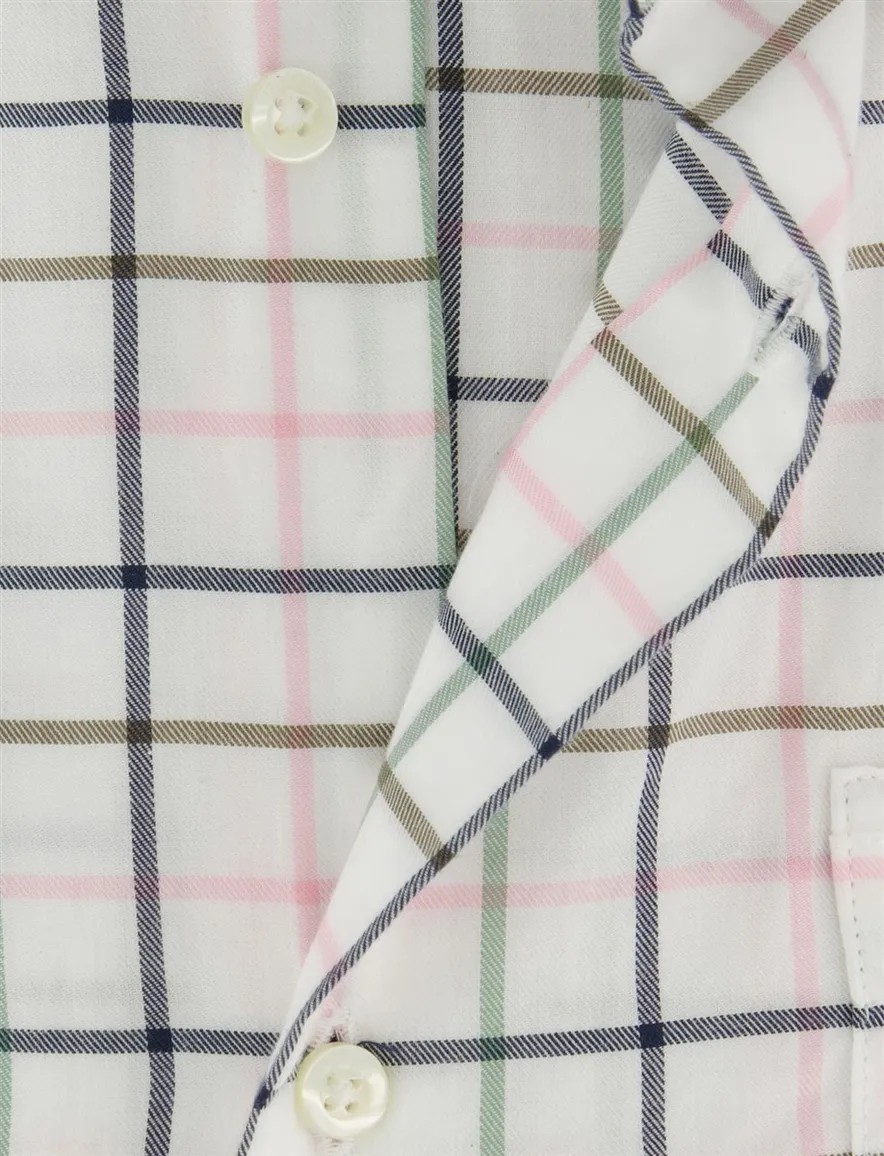 Barbour overhemd Regular Fit beige met borstzak