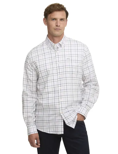 Barbour Barbour overhemd Regular Fit beige met borstzak