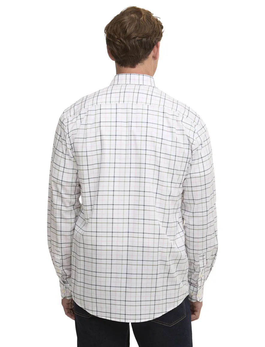 Barbour overhemd Regular Fit beige met borstzak